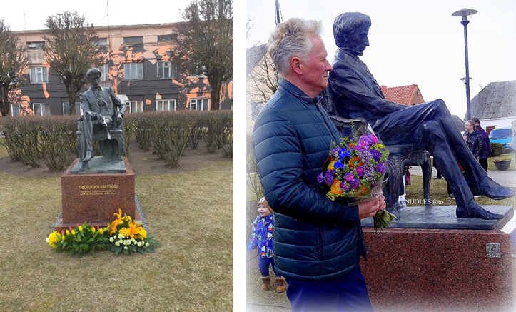 skulptorius kestutis balciunas ir paminklas teodorui grotusui